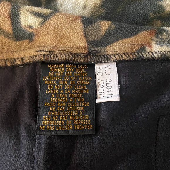 BROWNING WINDSTOPPER CAMO ZIPPER CLOSURE XCHANGE SYSTEM JACKET SE XL/TG - Picture 7 of 11